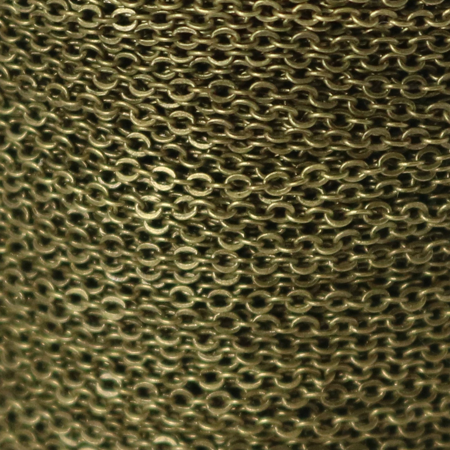 100 feet Antique Brass Micro Flat Chain - 1.5x1.2mm SOLDER Chain - little Oval Small Flat Soldered Cable - Ship from California USA - 1512F