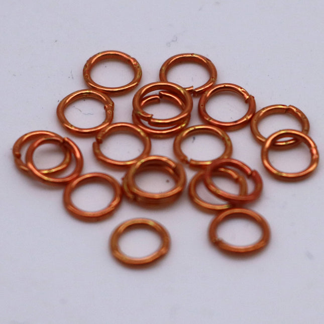 100 pcs 5mm Jump Rings, TARNISH Resistant Tarnish FREE Anti Tarnished Copper,  Jump Rings Open 5x0.8mm 20 Gauge 20G - AT8x5