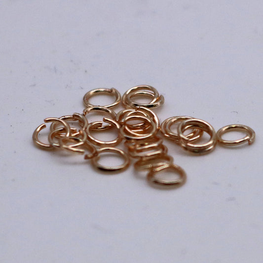 200 pcs 4mm Jump Rings, TARNISH Resistant Tarnish FREE Anti Tarnished Rose Gold,  Jump Rings Open 4x0.6mm 22 Gauge 22G Bulk - ATO6x4