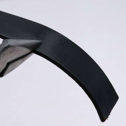 1 inch x 84" Black Genuine Leather Strap - Premium Quality Real Leather - 7 Feet Long - 1 Inch / 25mm Flat Strip