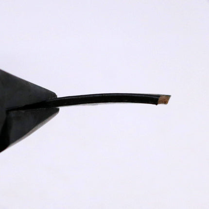 13/16 inch 20mm x 84" Black Genuine Leather Strap - Premium Quality Real Leather - 7 Feet Long - 13/16 Inch / 20mm Flat Strip