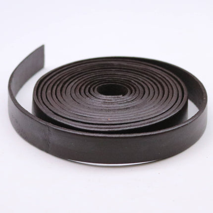 9/16 inch 15mm x 84" Dark Brown Genuine Leather Strap - Premium Quality Real Leather - 7 Feet Long - 9/16 Inch / 15mm Flat Strip