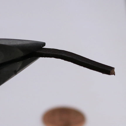 10 Yard - 3/16 inch 5mm Dark Brown Genuine Leather Strap - Premium Quality Real Leather - 30Feet Long - 3/16 Inch / 5mm Flat Strip