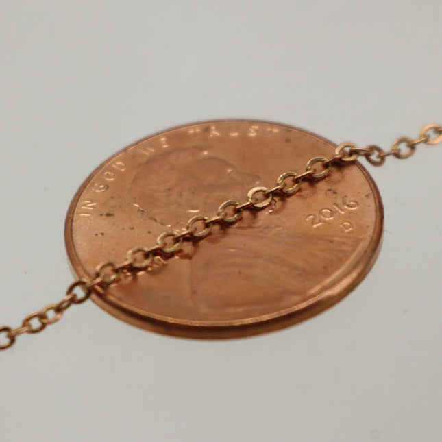 32 feet RAW Brass Chain Tiny Flat Soldered Dainty Delicate Cable Chain bulk chain - 2mm 2x1.4mm - Free Adequate Jumpring 50pcs - C214F