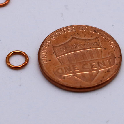 100 pcs 5mm Jump Rings, TARNISH Resistant Tarnish FREE Anti Tarnished Copper,  Jump Rings Open 5x0.8mm 20 Gauge 20G - AT8x5