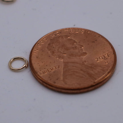 200 pcs 4mm Jump Rings, TARNISH Resistant Tarnish FREE Anti Tarnished Rose Gold,  Jump Rings Open 4x0.6mm 22 Gauge 22G Bulk - ATO6x4