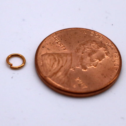 200 pcs 4mm Jump Rings, TARNISH Resistant Tarnish FREE Anti Tarnished Copper,  Jump Rings Open 4x0.5mm 24 Gauge 24G Bulk - ATO5x4