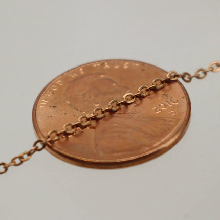 RAW Brass Chain Bulk Chain, 32 ft of Tiny Flat Soldered Necklace Wholesale Cable Chain - 2mm 2x1.4mm - Free Adequate Jumpring 50pcs - C214F