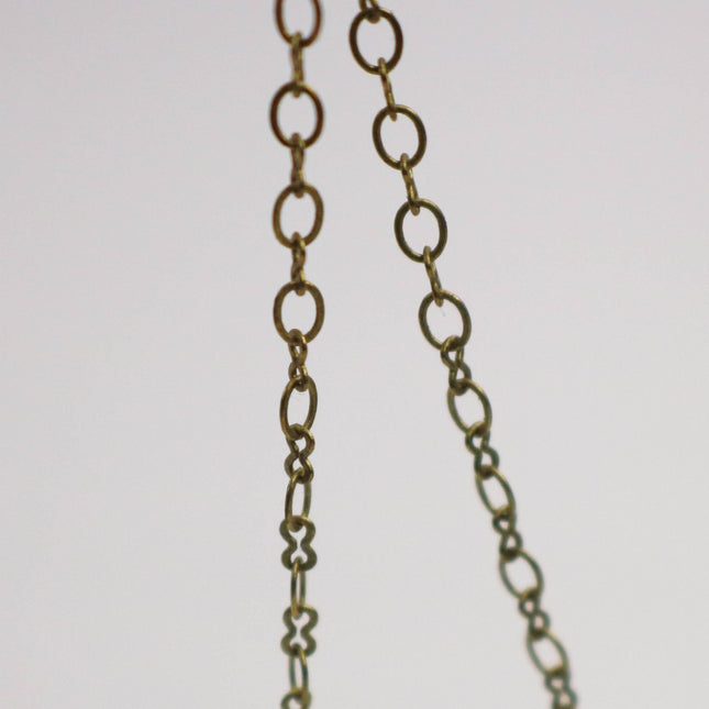New Sample 3 feet of Antique Brass SOLDER Tiny Figure 8 Connector Chain - 3.0x1.9mm links - 8SMALL