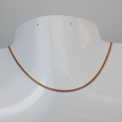 3 feet spool of Raw Brass (Copper Color) (No Plated Virgin) Copper SOLDERED FACET Diamond Cut Sturdy Curb Chain - 2.3mm Solder link - 2.3F