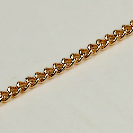 NEWnew 32 ft Raw Brass (Copper Color) SOLDERED sturdy Chunky Curb Chain - 2.7mm width Solder link - 2.7S