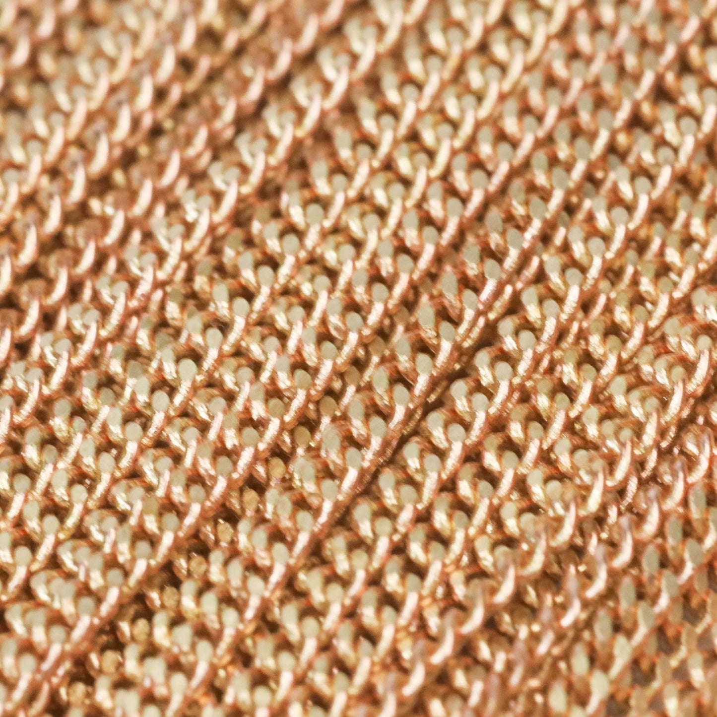 32 ft Reel Raw Brass (Copper Color) FACET Diamond Cut Tiny curb chain - 1.3mm Soldered link - FREE adequate Jump ring (20 pcs) - 1.3F