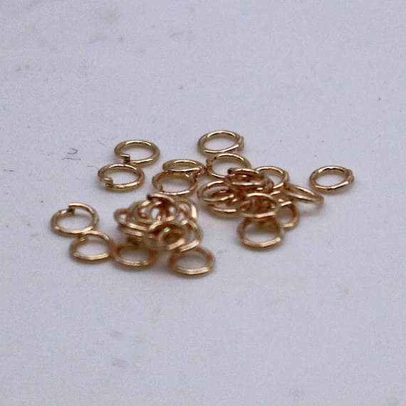 New 10 feet ROSE Gold Plated Tiny Flat Soldered Necklace Dainty Delicate Cable Chain - 2mm 2x1.4mm - Free Adequate Jumpring 10pcs - C214F
