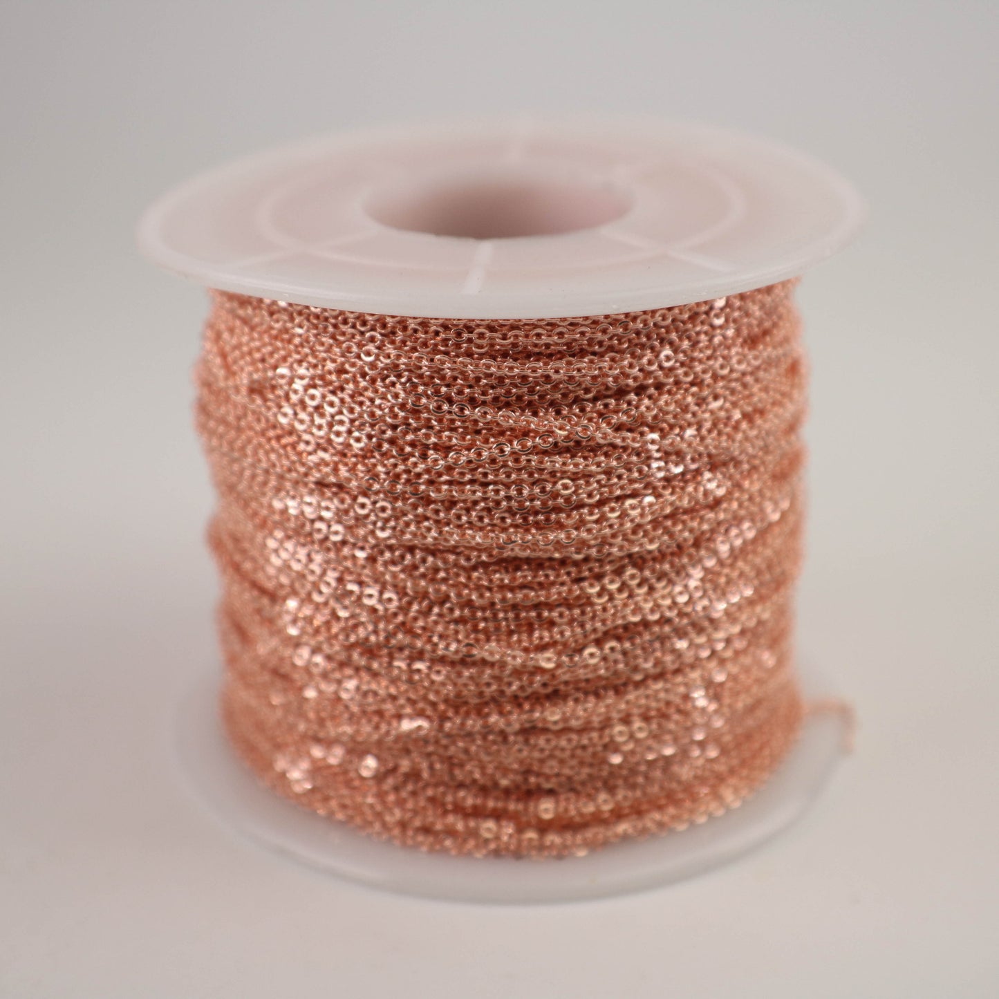 10 feet Bright Copper Micro Flat Chain - 1.5x1.2mm SOLDER Soldered - little Small Soldered Flat Cable - 1512F