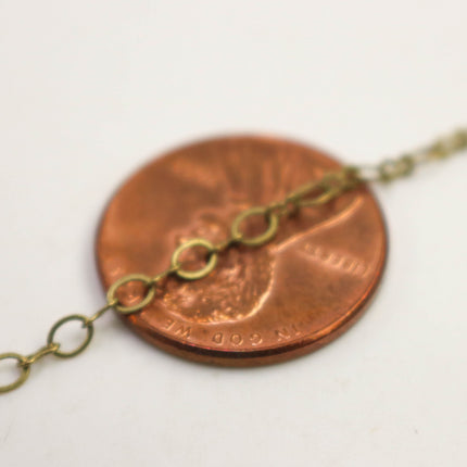 New Sample 3 feet of Antique Brass SOLDER Tiny Figure 8 Connector Chain - 3.0x1.9mm links - 8SMALL