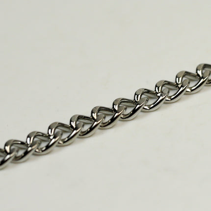 New 3 Ft of Stainless Steel Chunky Curb Chain bulk -  5.1x7.1mm 1.4mm about 15G 15 Gauge Curb Chain Necklace Bracelet Link