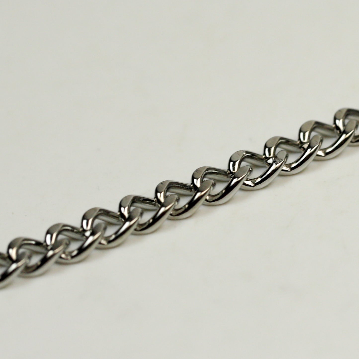 New 3 Ft of Stainless Steel Chunky Curb Chain bulk -  5.1x7.1mm 1.4mm about 15G 15 Gauge Curb Chain Necklace Bracelet Link