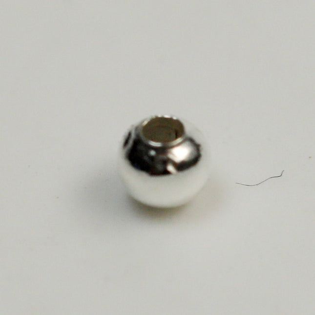 Wholesale Lot 5000 pcs Sterling Silver Plated Round Spacer Beads - 2.4mm