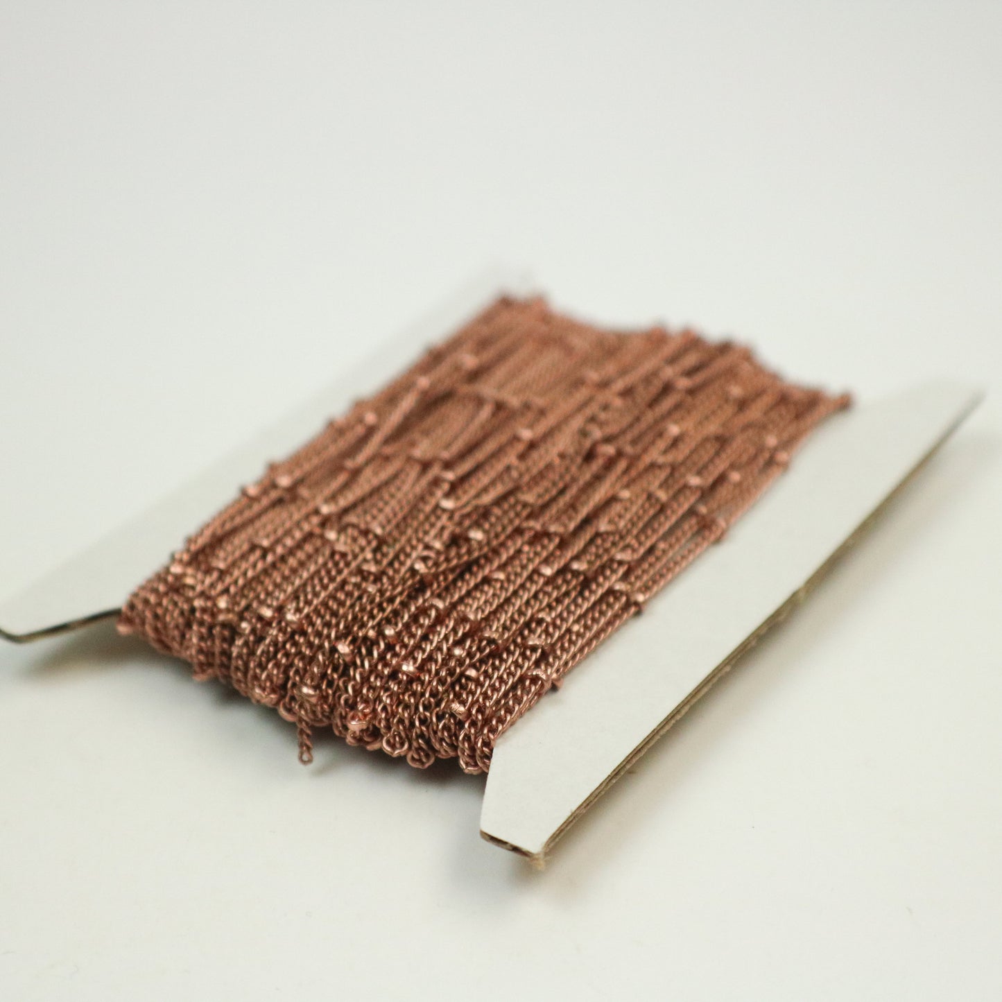 100 ft LIGHT Antique Copper BALL Solder Curb Chain - 1.6mm - Tiny Satellite Solder Curb Chain - Free   Jumpring (100pcs) - from USA - 1.6SAT