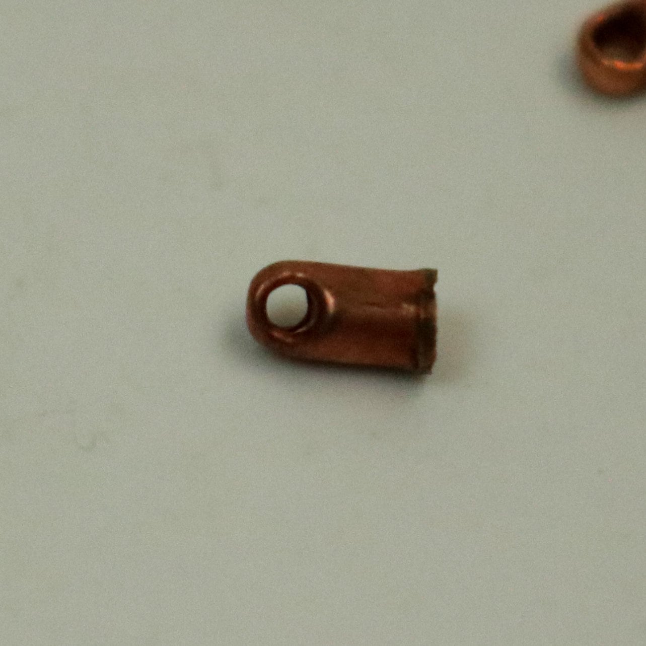 10 pcs of Antique Copper Plated Cord End Tips Cap for 2mm