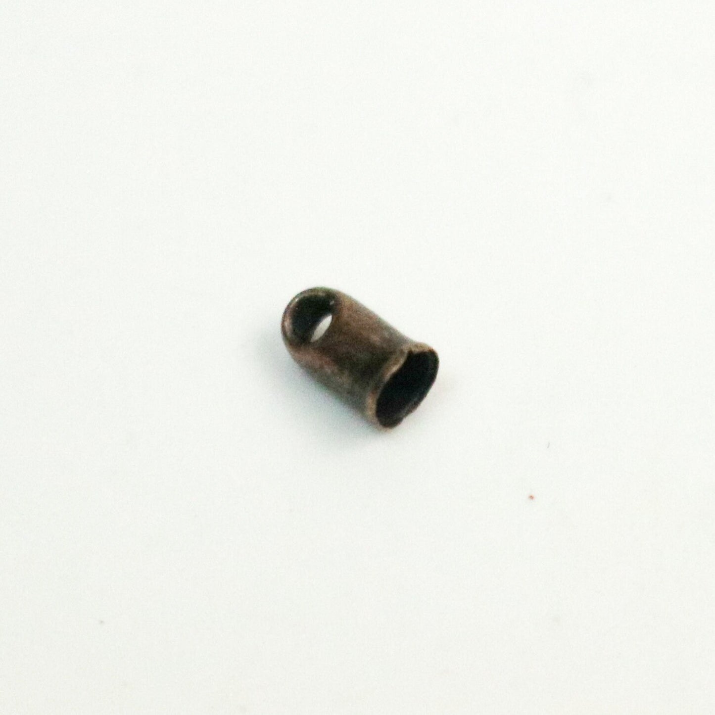 10 pcs of Antique Brass Plated Cord End Tips Cap for 2mm