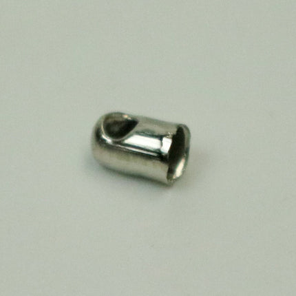 30 pcs of Rhodium Antique Silver Plated Cord End Tips Cap for 2.8mm Chain / Cord