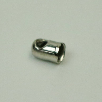 10 pcs of Rhodium Antique Silver Plated Cord End Tips Cap for 2.8mm Chain / Cord