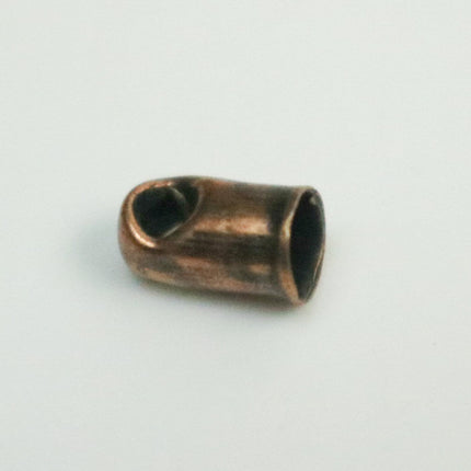 10 pcs of Antique Copper Plated Cord End Tips Cap for 2.8mm Chain / Cord