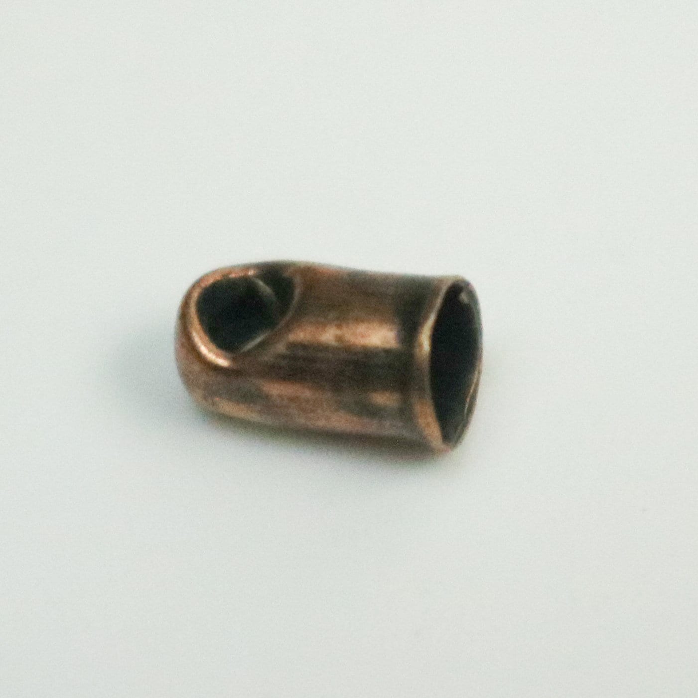 10 pcs of Antique Copper Plated Cord End Tips Cap for 2.8mm Chain / Cord
