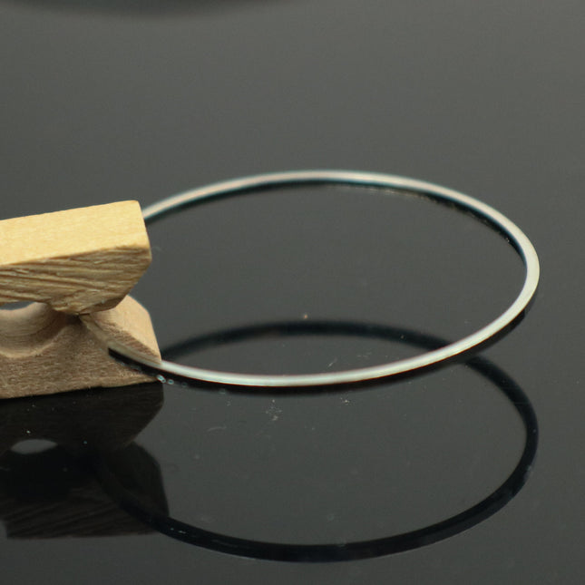 15 pcs Antique Silver Rhodium Plated Ring Circle - 30mm x 1.0mm - Link Connector Closed Jump Rings