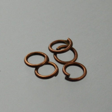 5mm Jump Rings, 500 Copper Jump Rings Open 5x0.7mm 21 Gauge 21G Bulk Jumprings Jump Rings Link Connector Open Jump Rings O Ring SALE