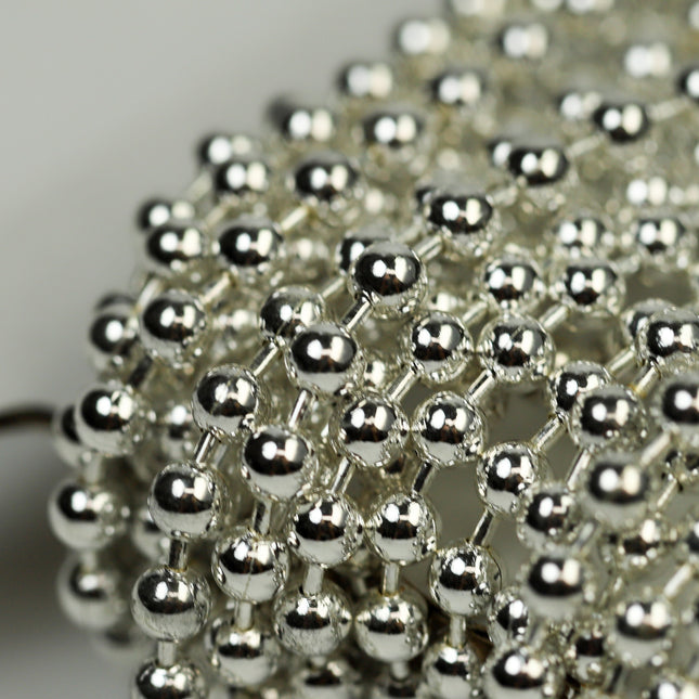 NEWnew 32 ft spool of Sterling Silver Plated BIG ball chain - 3.2mm - 32BALL