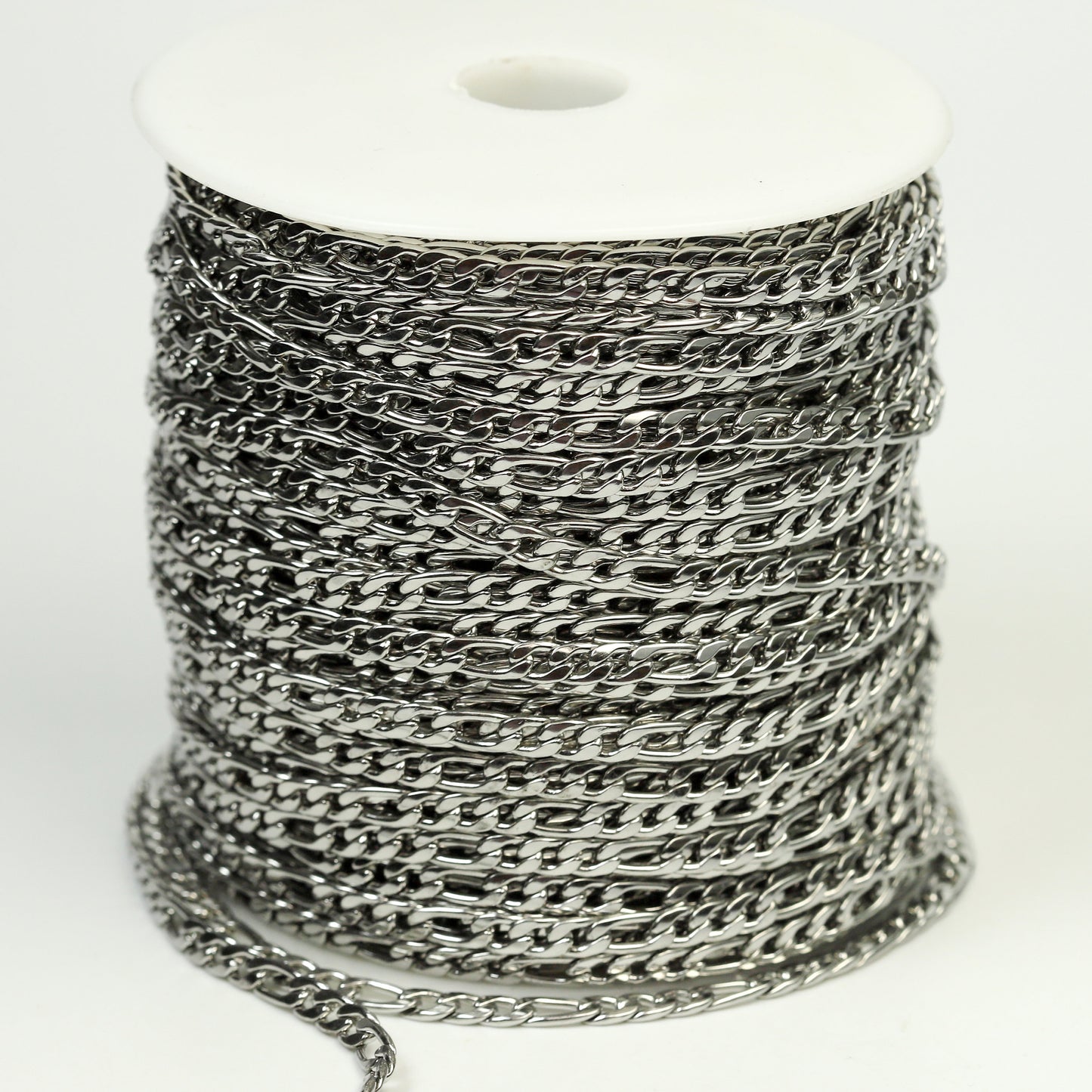 103 ft of Surgical Stainless Steel Mens NK 3:1 Curb Chain - 4.2mm 1.2mm 16G Unsoldered Link Hip Hop Cool Style - ST42NK31 - ST42NK11