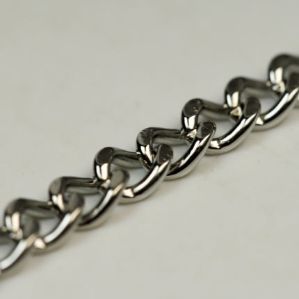 New 3 Ft of Stainless Steel Chunky Curb Chain bulk -  5.1x7.1mm 1.4mm about 15G 15 Gauge Curb Chain Necklace Bracelet Link
