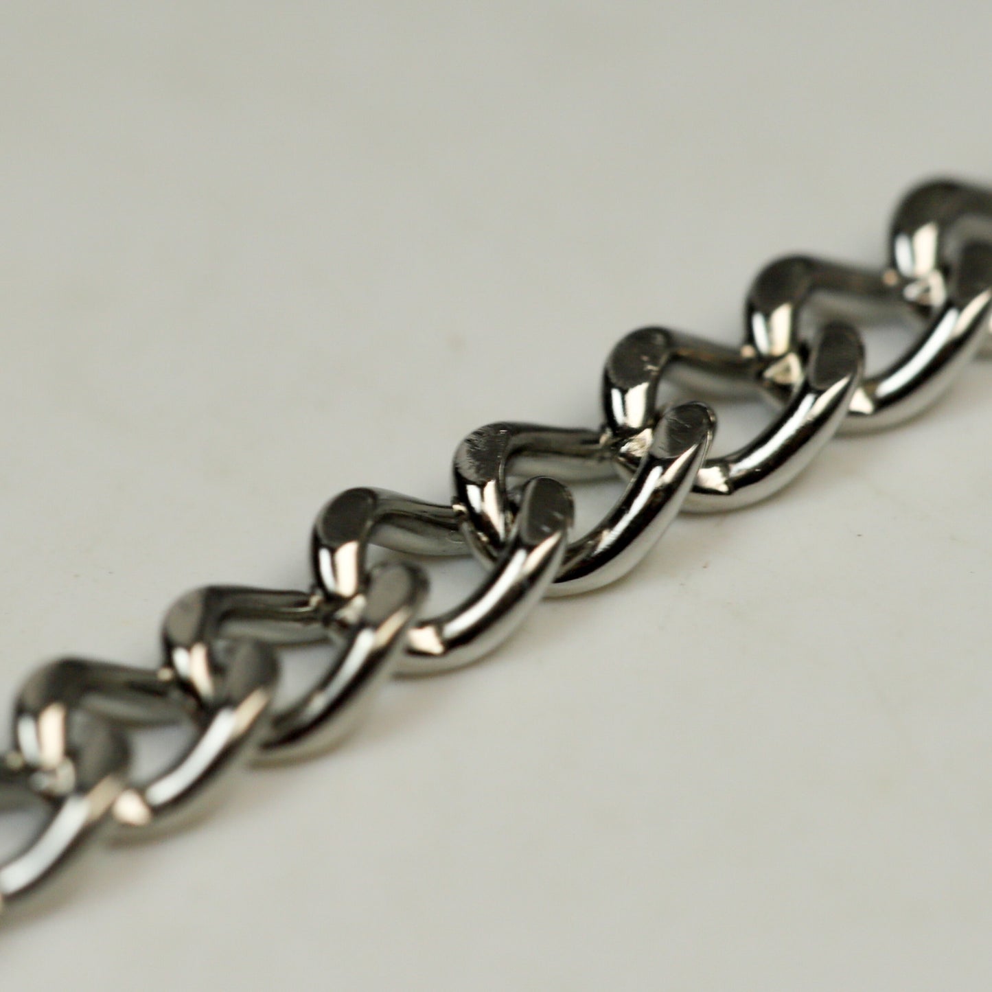 New 3 Ft of Stainless Steel Chunky Curb Chain bulk -  5.1x7.1mm 1.4mm about 15G 15 Gauge Curb Chain Necklace Bracelet Link