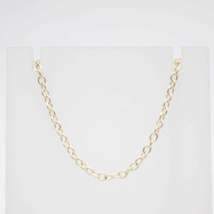32 feet TARNISH Resistant Tarnish FREE Anti Tarnished - 18K Gold Plated Cable Chain - 2x2.5mm SOLDER - little Small Soldered AT225