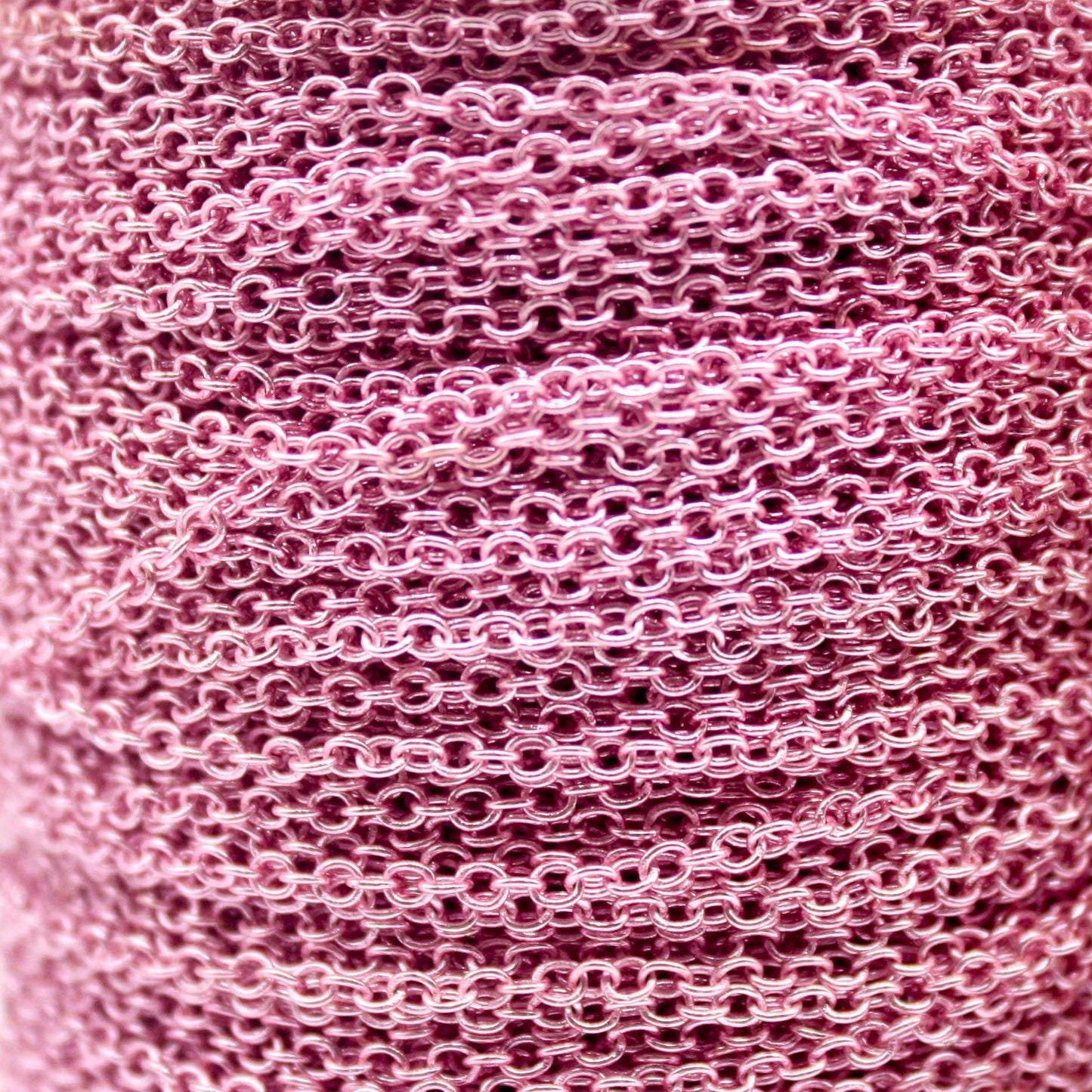 32 feet TARNISH Resistant Tarnish FREE Anti Tarnished - Bright Copper Plated Cable Chain - 2x2.5mm SOLDER - Small Soldered AT225