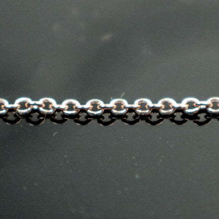 3 feet TARNISH Resistant Tarnish Free Anti Tarnished - ROSE Gold Plated Micro Flat Chain - 2mm 2x1.4mm SOLDER - little Soldered AT214F