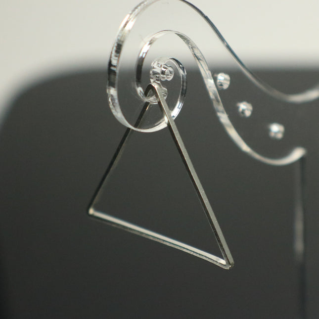 15 pcs Antique Silver Rhodium Plated Triangle Links - 29mm x 1.0mm thickness -  Linking Connector Closed Jump Rings - from California USA