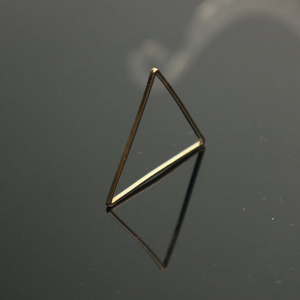 29mm Triangle - Gold/Silver/Champagne/Rhodium - 5/15/25/50/100 Pcs - Triangle Link Brass Connector Closed Loop Jump Rings - 29mm x 1.0mm