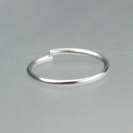 8mm Jump Rings, 200 pcs of Sterling Silver Plated Jump Rings / Jumprings - 8mm 21 gauge 0.7mm Link Connector Open 7x8mm
