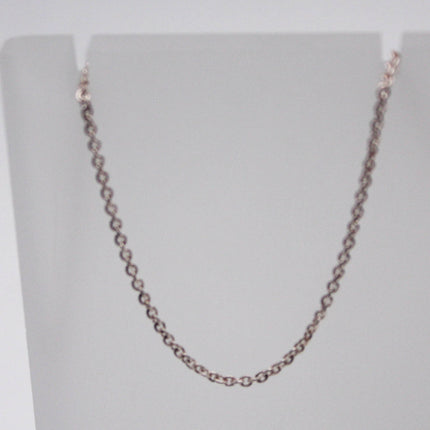 100 feet TARNISH Resistant Tarnish FREE Anti Tarnished Rose Gold Plated Dainty Chain - 1.6x1.4mm SOLDER - Oval Soldered - AT1614S