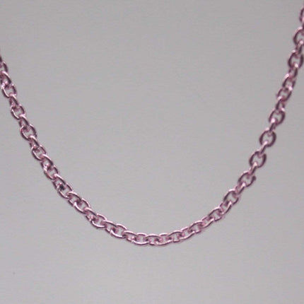 10 feet TARNISH Resistant Tarnish FREE Anti Tarnished Pink Copper Plated Dainty Chain - 1.6x1.4mm SOLDER - Oval Soldered - AT1614S