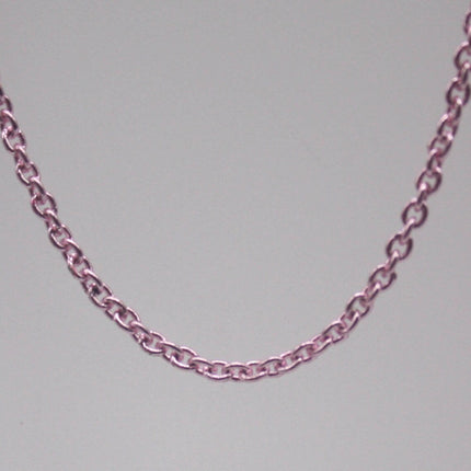 300 feet TARNISH Resistant Tarnish FREE Anti Tarnished Pink Copper Plated Dainty Chain - 1.6x1.4mm SOLDER - Oval Soldered - AT1614S