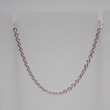 32 feet TARNISH Resistant Tarnish FREE Anti Tarnished Champagne Gold Plated Dainty Chain - 1.6x1.4mm SOLDER - Soldered - AT1614S