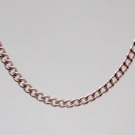 100 Ft Non TARNISH Curb Chain -  Rose Gold Plated Micro Tiny Small Curb Chain - 1.3mm SOLDER - Anti Tarnish Free Resistant Chain - AT1.3S
