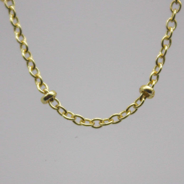 300 feet TARNISH Resistant Free Anti Tarnished SATELLITE 18K Gold Plated Ball Cable Chain - 2.0x1.4mm SOLDER - ATB2014S