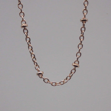 300 feet TARNISH Resistant Free Anti Tarnished SATELLITE Champagne/Pinky Gold Plated Ball Cable Chain - 2.0x1.4mm SOLDER - AT2014SAT