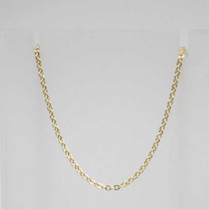 100 feet TARNISH Resistant Tarnish FREE Anti Tarnished - 18K Gold Plated Micro Flat Chain - 2mm 2x1.4mm SOLDER - Small Soldered AT214F