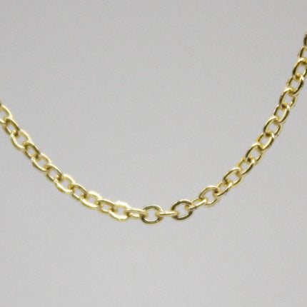 10 feet TARNISH Resistant Tarnish FREE Anti Tarnished - 18K Gold Plated Micro Flat Chain -2mm  2x1.4mm SOLDER - little Soldered AT214F